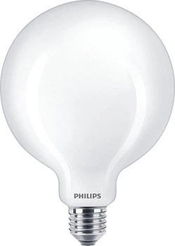 Żarówka LED Globe  E27 G120 7W = 60W 806lm 2700K Ciepła Filament Mleczna PHILIPS