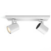 Lampa sufitowa Reflektor LED Spot Runner Biały 2x 4.2W CCT PHILIPS HUE Bluetooth Zigbee + Przełącznik Dimmer Switch