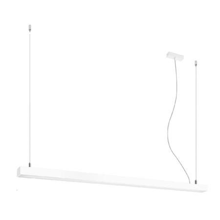 Lampa Sufitowa LED Wisząca PINNE 39W 3000K Liniowa 150cm Biała SOLLUX