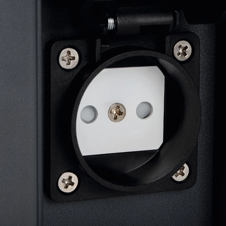 Słupek Lampa Ogrodowa Zewnętrzna z Gniazdkiem Stojąca G9 IP44 Antracyt DASTEN KANLUX