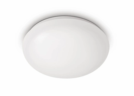 Lampa Sufitowa Plafon LED 12W 1000lm 2700K z Czujnikiem Ruchu i Zmierzchu Biała Shan Philips