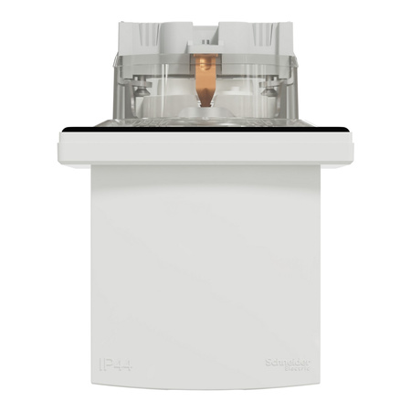 Gniazdo Pojedyncze z Ramką IP44 Jednokrotne z Klapką SCHNEIDER ASFORA