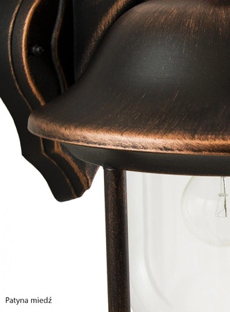 Lampa Ogrodowa Zewnętrzna Wisząca LED Prince K 1018/1/O E27 Su-Ma