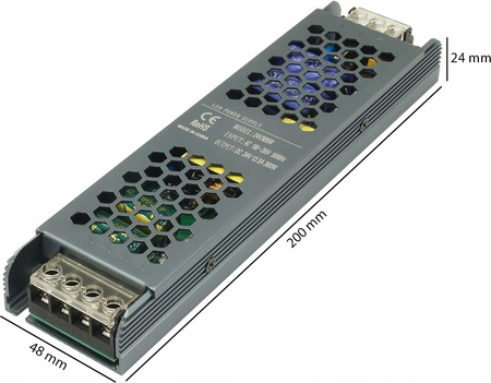 Zasilacz Stałonapięciowy Modułowy 300W 24V 12,5A DC SLIM