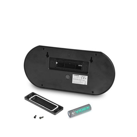 Naświetlacz Lampa Solarna z Czujnikiem 500lm 5000K Neutralna 120° 3.2V IP54 IK07 Natynkowy Czarny VIDEX