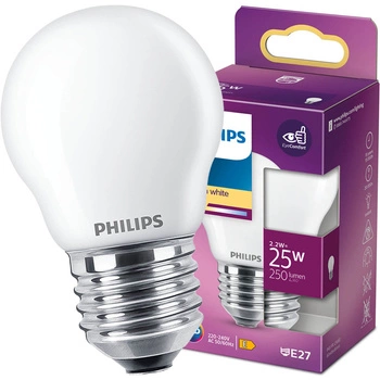 Żarówka LED E27 P45 2,2W = 25W 250lm 2700K Ciepła Filament PHILIPS