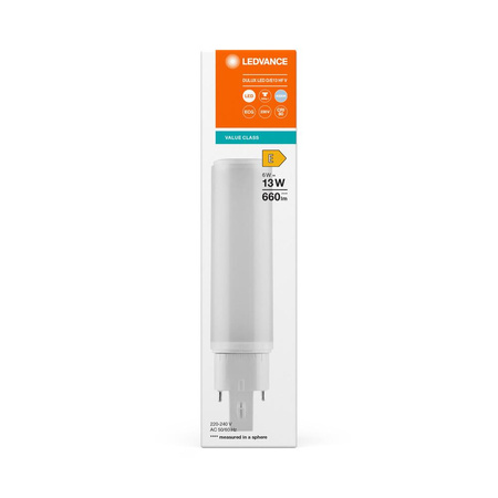 Żarówka LED DULUX G24q-1 6W = 13W 660lm 4000K Neutralna Biała LEDVANCE