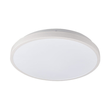 Plafon LED Lampa Sufitowa Natynkowa Łazienkowa AGNES ROUND 8207 22W 3000K IP44 Biała Nowodvorski