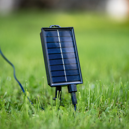 ZESTAW Girlanda Solarna PYRIS 30x LED 2700K 9,8m PILOT + Adapter Sieciowy 6W LUMILED