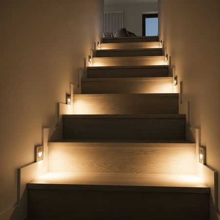 Żarówka LED GU10 Reflektor PAR16 6W = 50W 580LM 3000K Ciepła 120° z Czujnikiem Ruchu i Zmierzchu LUMILED