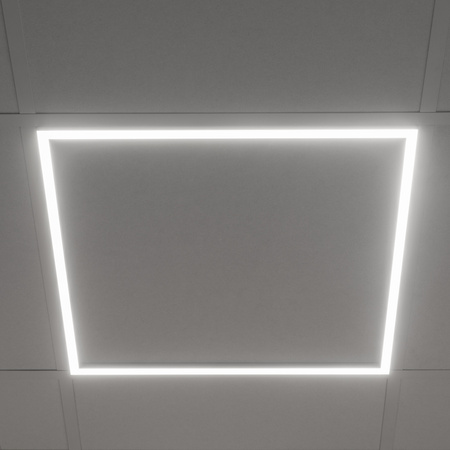 Ramka Oświetleniowa Lampa LED 60x60 32W 3800lm 4000K Neutralna 90° UGR19 Podtynkowa Biała AVAR KANLUX