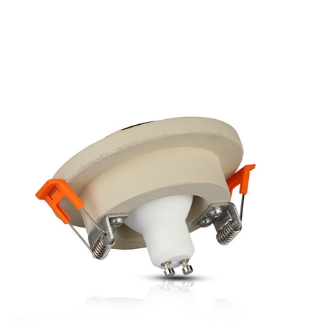 Oprawa Sufitowa Podtynkowa Oczko GU10 Okrągła Biała/Różowe złoto VT-862 V-TAC - 5 Lat Gwarancji