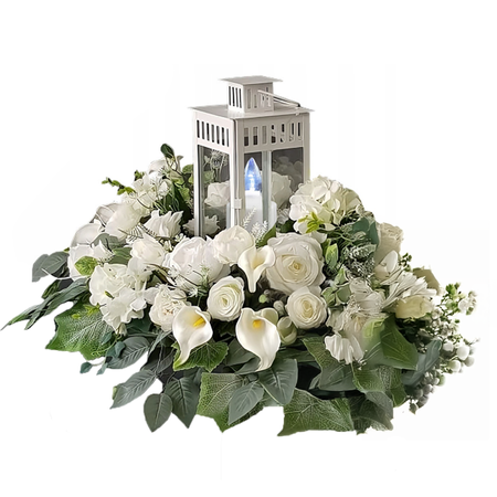 Zestaw 15x Znicz Elektryczny LED Świeca Wkład Nagrobkowy + 30 Baterii R6 Biały