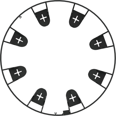 Obrzeże Ogrodowe Trawnikowe Elastyczne Czarne UNIBORD 100cm Mocne Mrozoodporne CELLFAST