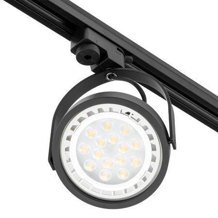 Reflektor szynowy Lampa sufitowa LEON ES111 Ruchomy czarny