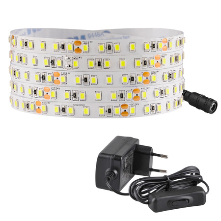 Taśma Pasek LED 23W 2400lm 6500K Zimna 120° Biała Ściemnialna Sanico Goldlux