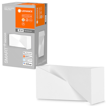 Inteligentny Kinkiet Ścienny Lampa LED Góra Dół 23W 1700lm CCT Ściemnialna Biały SMART+ WiFi Orbis Ledvance