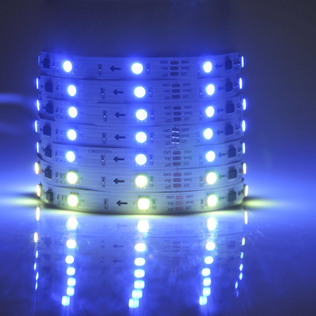 Taśma Pasek LED RGB 24W 400lm 120° Biała Ściemnialna Sanico Goldlux