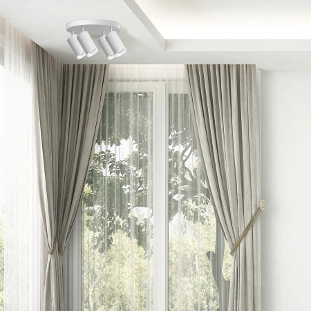 Lampa Sufitowa Oprawa Natynkowa 4x GU10 Biała IP44 TURYN Sanico Goldlux