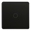 Włącznik Dotykowy Pojedynczy z Kondensatorem Czarny Tuya Smart WiFi Sanico Goldlux