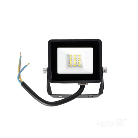Naświetlacz LED Zewnętrzny Ogrodowy 10W 735lm 4000K Neutralny 120° IP65 IK05 Czarny MH Kobi