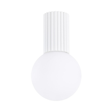 Lampa Łazienkowa Oprawa Natynkowa Sufitowa G9 Okrągła Biała Nowoczesna Matowa IP44 Halo Sollux