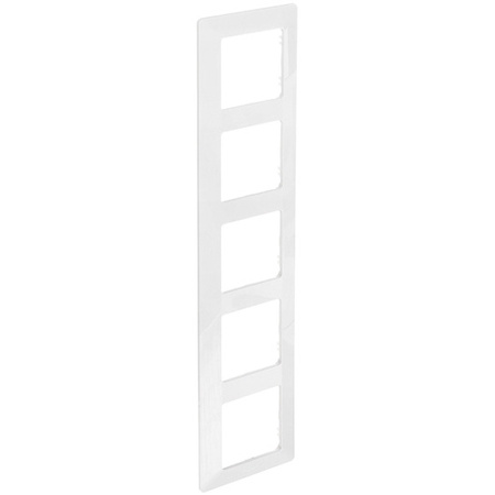 Ramka Pięciokrotna do Włączników Światła Gniazdek Biała LEGRAND VALENA LIFE