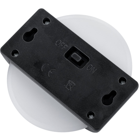 2x Lampa Solarna Ogrodowa LED Kinkiet Elewacyjny Góra Dół Oprawa Okrągła