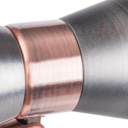 Oprawa lampa sufitowa MILENO 2x GU10 srebrna miedziana 37cm Kanlux