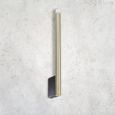 Kinkiet Ścienny Lampa Oprawa Natynkowa G9 Czarny Złoty Glam Sanico Goldlux