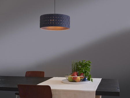 Lampa Sufitowa Wisząca Dekoracyjna E27 Zwis Szary Decor Ledvance