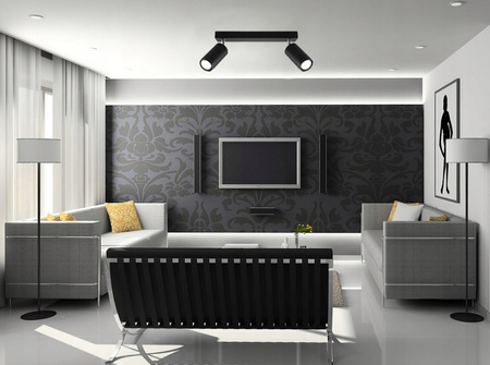 Kinkiet Spot Reflektor LED Lampa Sufitowa Natynkowa BLACK Czarna Nowoczesna 2xGU10