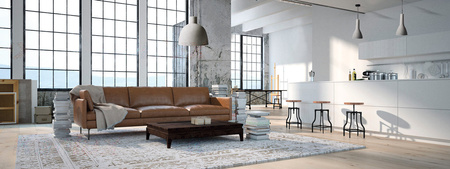 Lampa wisząca sufitowa ETISSA E27 szara beton 110cm Kanlux