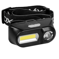 Latarka Czołowa Akumulatorowa LED 250lm XPE + COB LED 7 Trybów Pracy VAYOX