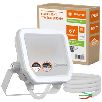 Naświetlacz LED Reflektor Zewnętrzny Lampa 17W 2400lm 4000K IP66 Biały Floodlight Ledvance