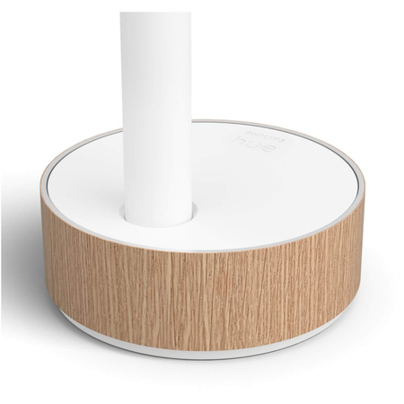 Lampa Stołowa Biurkowa SIGNE GRADIENT LED Dębowa EU/UK 11,8W CCT RGB PHILIPS HUE Bluetooth Zigbee