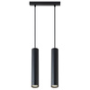 Lampa Wisząca Sufitowa KEON 2xGU10 Regulowana Tuba Czarna MASTERLED