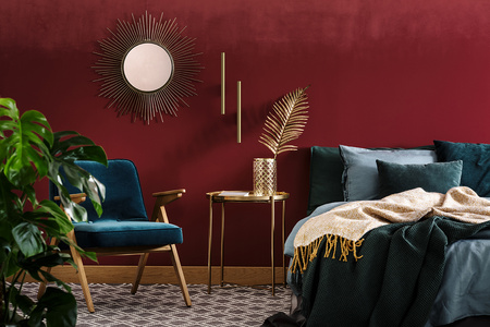 Kinkiet Ścienny Lampa Natynkowa 2x G9 Złota Nowoczesna LASER WALL 10562 Nowodvorski