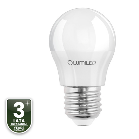 6x Żarówka LED E27 Kulka P45 2,5W = 25W 249lm 4000K Neutralna 180° LUMILED