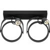 Lampa sufitowa Kinkiet LEON 2x ES111 Ruchomy czarny