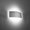 Lampa Ścienna Kinkiet 2x G9 Prostokątna Biała Nowoczesna Magnus Sollux