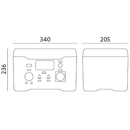Bank Magazyn Energii Powerbox Przenośna Mobilna Stacja Zasilania 1800W Premium KOBI