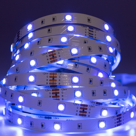 Taśma LED Pasek 12V 36W 150LED 5050 RGB 10mm 5m