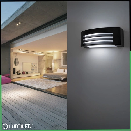 Lampa Ogrodowa Zewnętrzna Kinkiet Elewacyjny E27 LED IP54 KERIO LUMILED