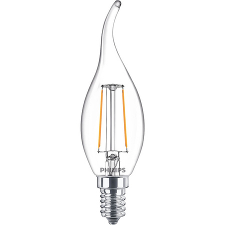 Żarówka LED E14 BA35 2W = 25W 250lm 2700K Ciepła Filament PHILIPS