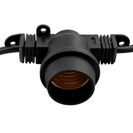 Girlanda Ogrodowa Zewnętrzna Łańcuch Świetlny 15m 15x E27 Żarówki 1,3W 2200K NARCI Lumiled