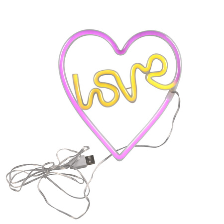 Lampka Dekoracyjna LED Bateryjna 3W Biała Neon Sanico Goldlux