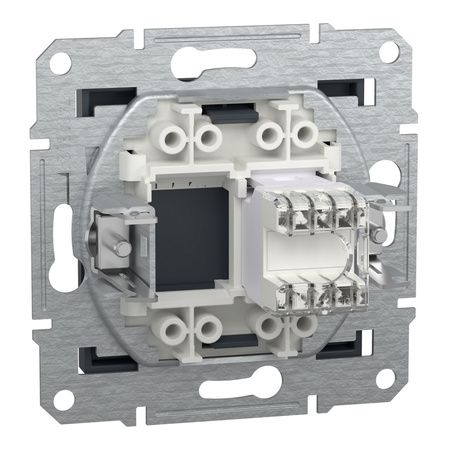 Gniazdo Komputerowe RJ45 kat. 5e UTP bez Ramki Antracyt SCHNEIDER ASFORA