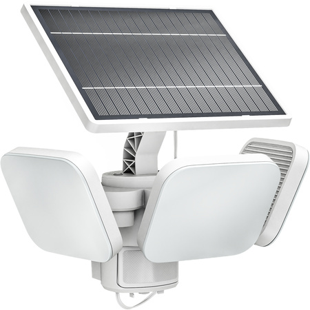 Lampa Solarna Naświetlacz Solarny 24.5W 4000lm 5000K Neutralna IP65 Biały z Czujnikiem Ruchu UltraEfficient Zyren Philips