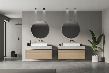 Oprawa Sufitowa Natynkowa Okrągła Aqilo GU10 IP65 Spot Tuba Grafit KANLUX